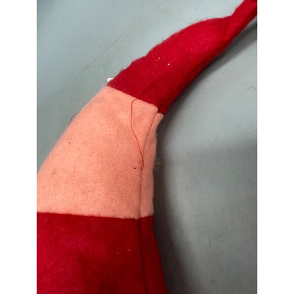 Christmas wonder shop elf hat striped pink red bell palm palms ages 16+ os READ - Picture 8 of 10